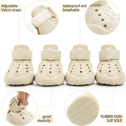 Indoor Dog Boots & Dog Shoes — Non-Slip Paw Protection (4-Pack)