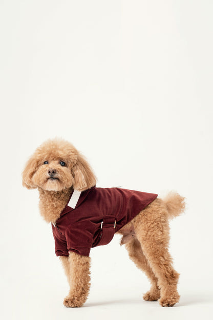 HUSTON HOODIE - DARK BURGUNDY