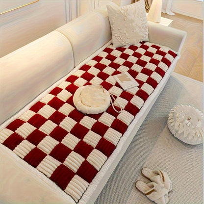 Modular Sofa Cover – Nordic Style Winter Plush Cushion Slipcover