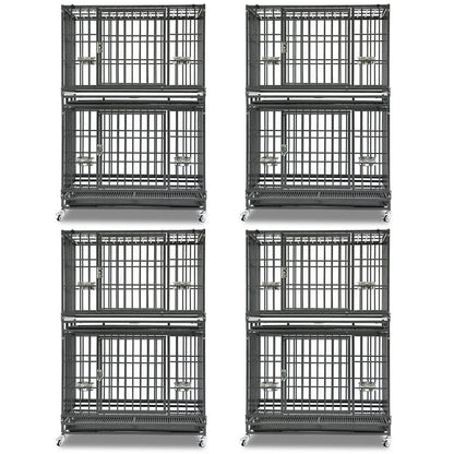 37" Stackable Heavy Duty Dog Crate 371D03