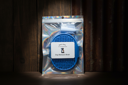 Betty’s Bees Dog Shampoo Blue Brush & Toothbrush Set