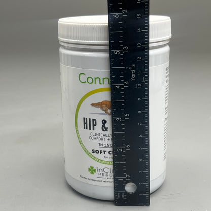 CONNECTIN (2 PACK) Hip & Joint Clinically Proven Comfort + Mobility Dog Supplement Soft Chews 08/25