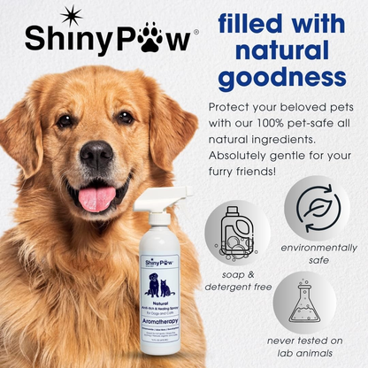Dog Itch Spray Hot Spot Relief Aloe Eucalyptus Skin Treatment Made USA 16oz