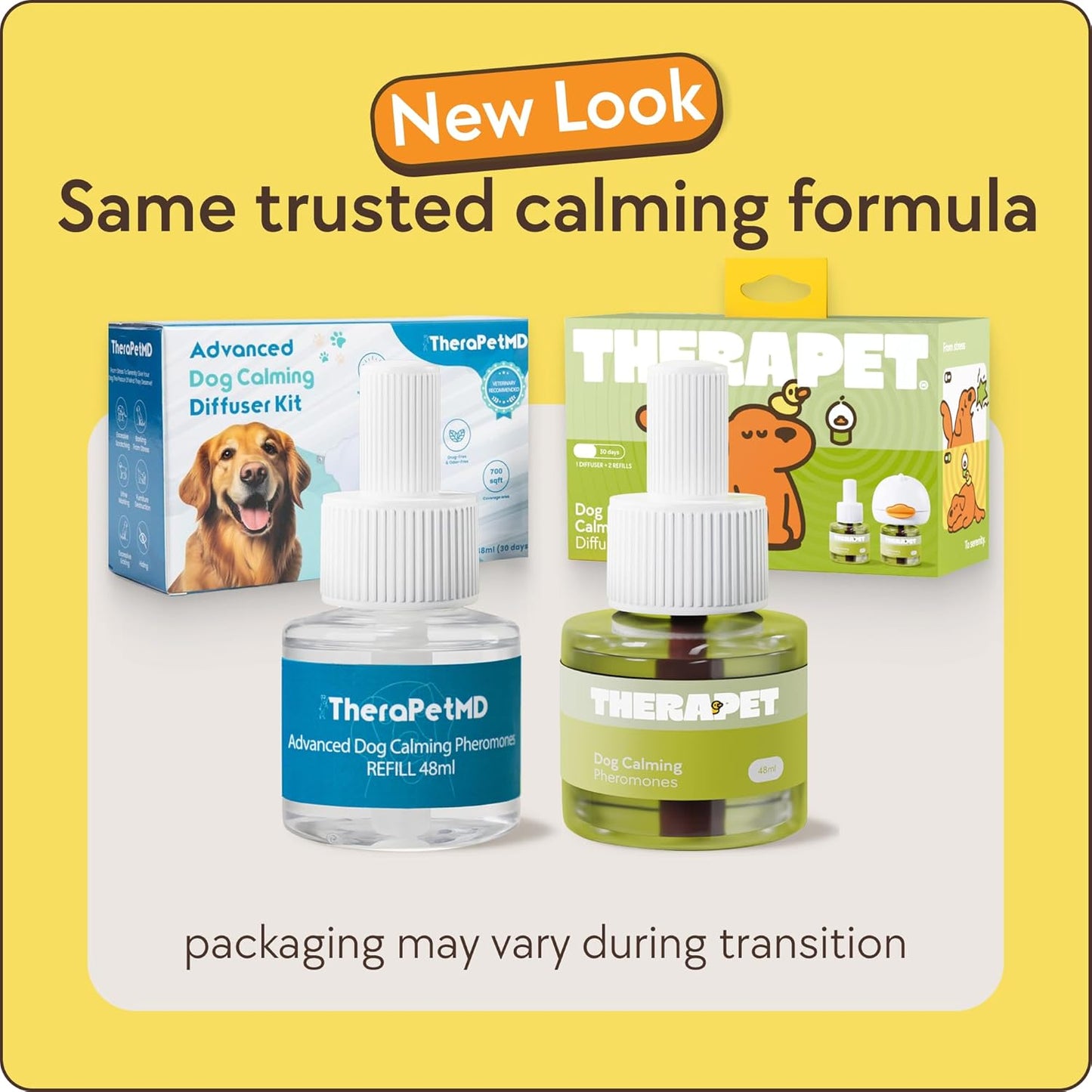 Dog Calming Diffuser Pheromone Anxiety Relief Barking Chewing 2 Pack
