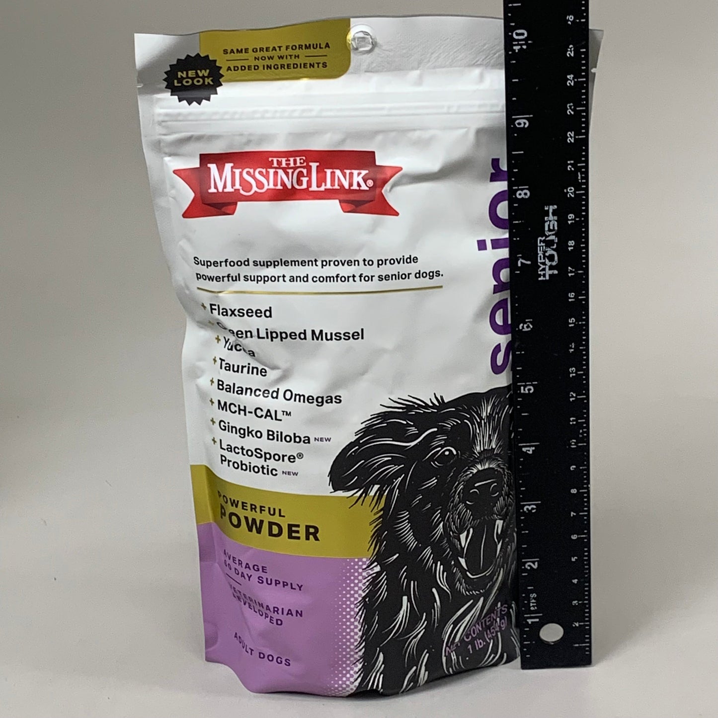ZA@ THE MISSING LINK (5 Pack) Ultimate Senior Health Formula Dog Supplement 1 lb Bag BB 06/25