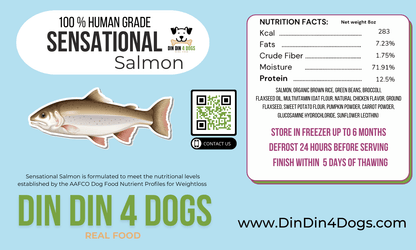 Chicken and Salmon Combo - case includes 24, 8oz meals
