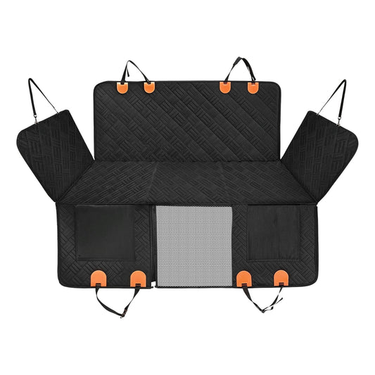 Dog Car Seat Cover, Waterproof Hammock, Non-Slip, Scratchproof, Mesh Window
