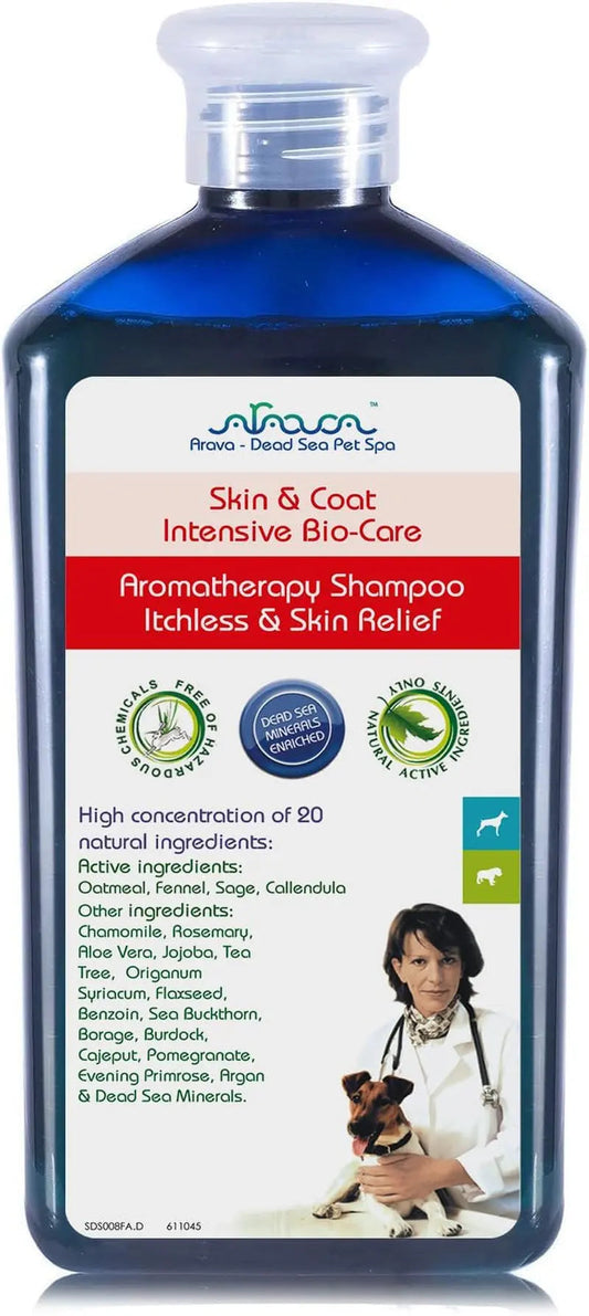 Medicated Dog Shampoo Anti Itch & Yeast Hot Spot Skin Relief 13.5oz