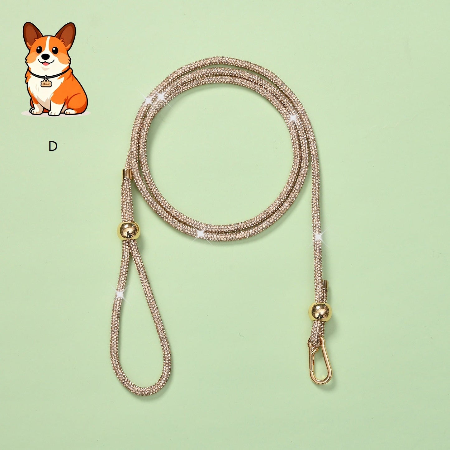 Luxury Rhinestone Dog Leash