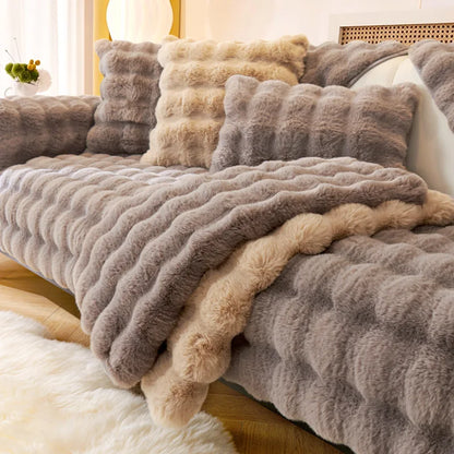 Velvet Couch Cover – Soft, Stylish, and Cat & Dog Proof Couch Throw Cover