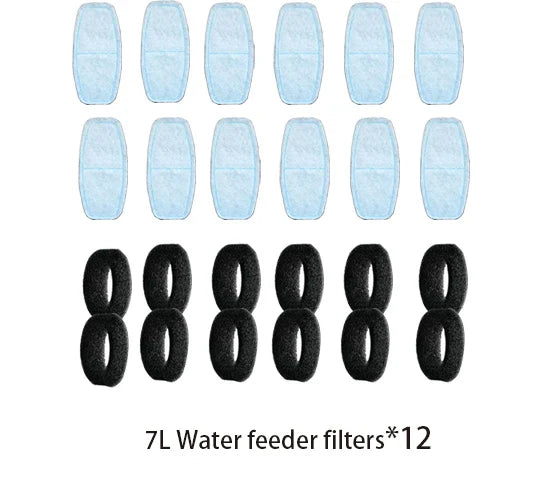 7L Large Capacity Stainless Steel Cat Water Fountain Dog Pet Automatic Water Feeder
