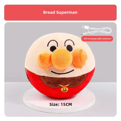 New Dog Toys Interactive Puzzle Electric Plush Jumping Ball USB Rechargeable Clown Cartoon Dog Training Toy Piggy Pet Product
