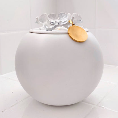 Orchid Urn for Dog & Pet Ashes - Handmade