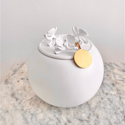 Orchid Urn for Dog & Pet Ashes - Handmade