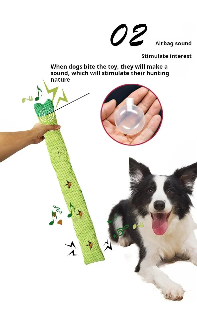 Dog Puzzle Feeder Plush Toy – Interactive Snail Design
