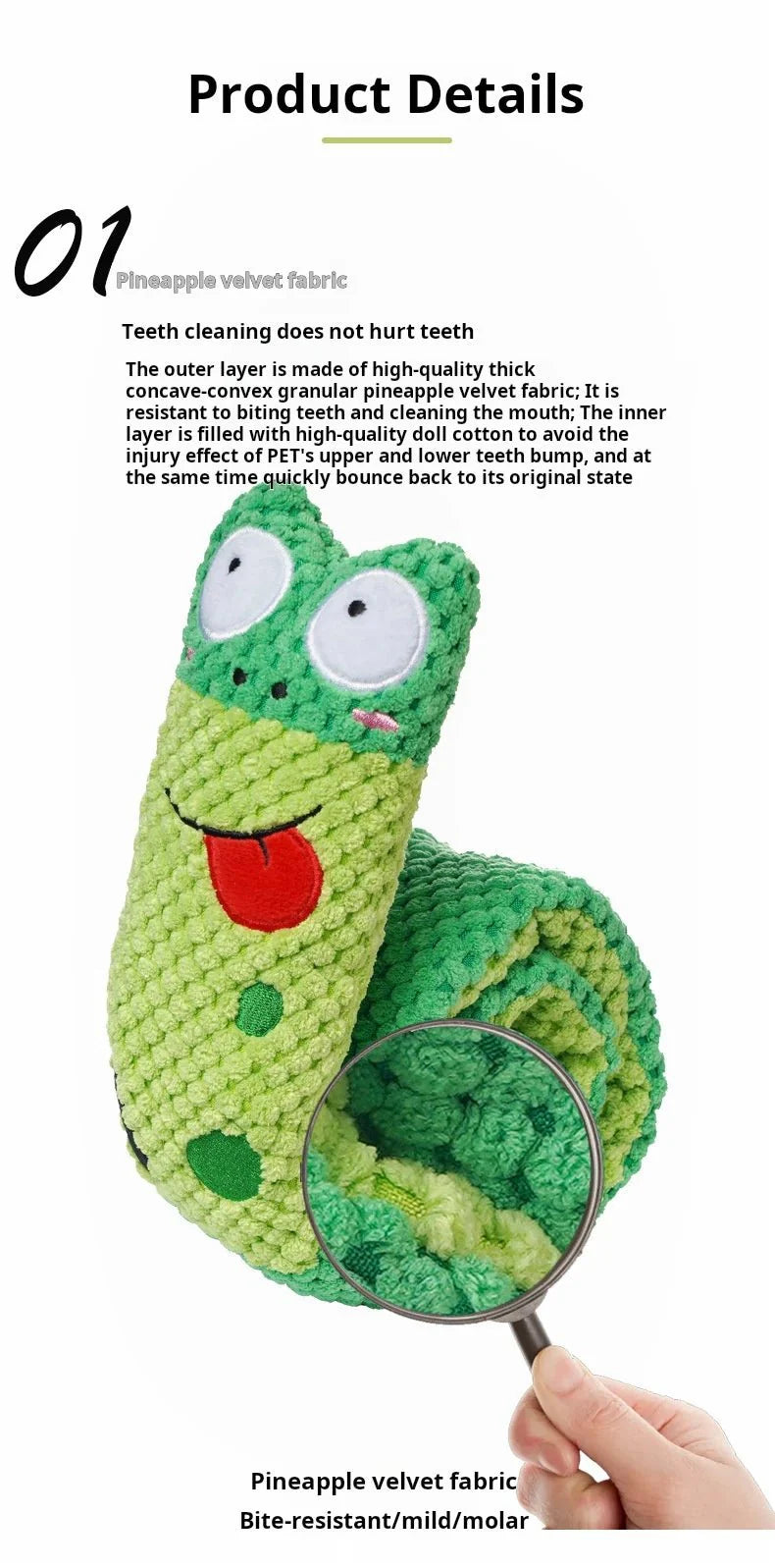Dog Puzzle Feeder Plush Toy – Interactive Snail Design