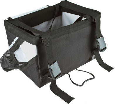 Pet Life ® 'Fur-Cycle' 2-in-1 Bicycle Bike Attachment Soft Folding Fashion Travel Pet Dog Carrier Crate